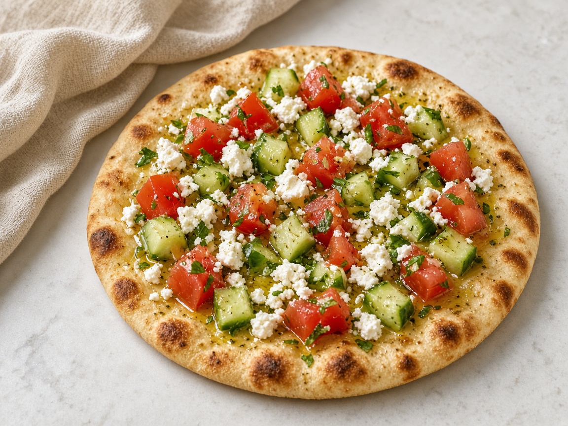 Feta with vegetables